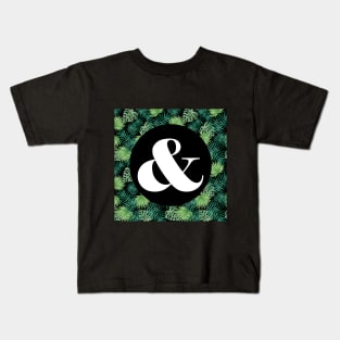 Ampersand - palm leaves Kids T-Shirt